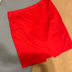 Red Business Skirt